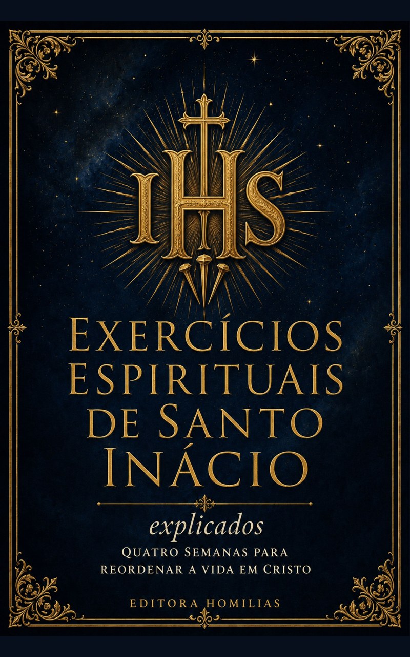 Capa do livro Exercícios Espirituais de Santo Inácio explicados