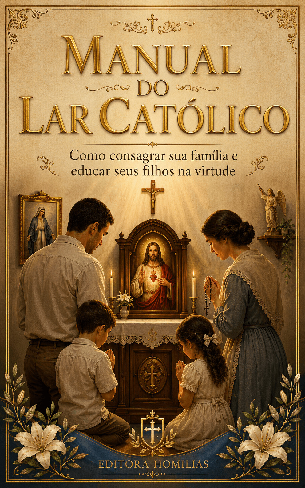 Capa do livro Manual do Lar Católico