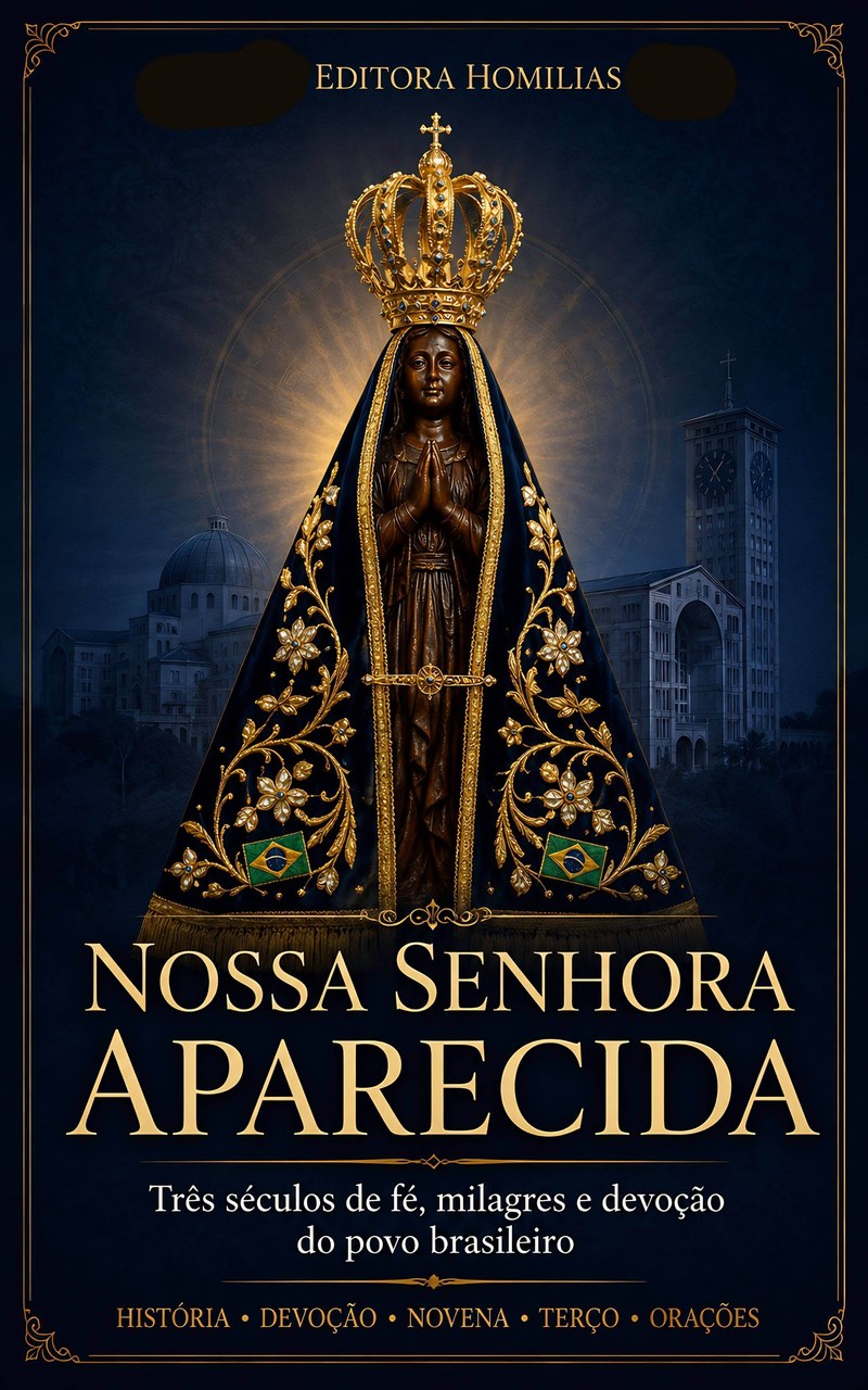 Capa do livro Nossa Senhora Aparecida: Três séculos de fé, milagres e devoção do povo brasileiro