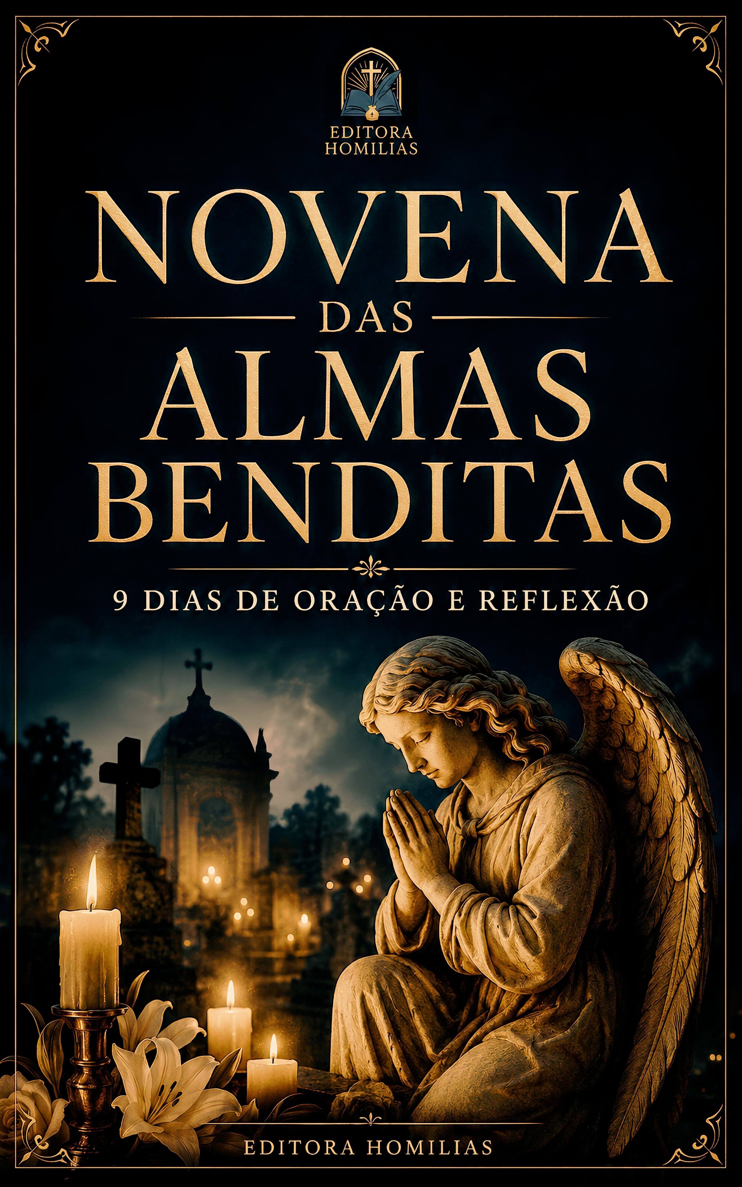Capa do livro Novena das Almas Benditas